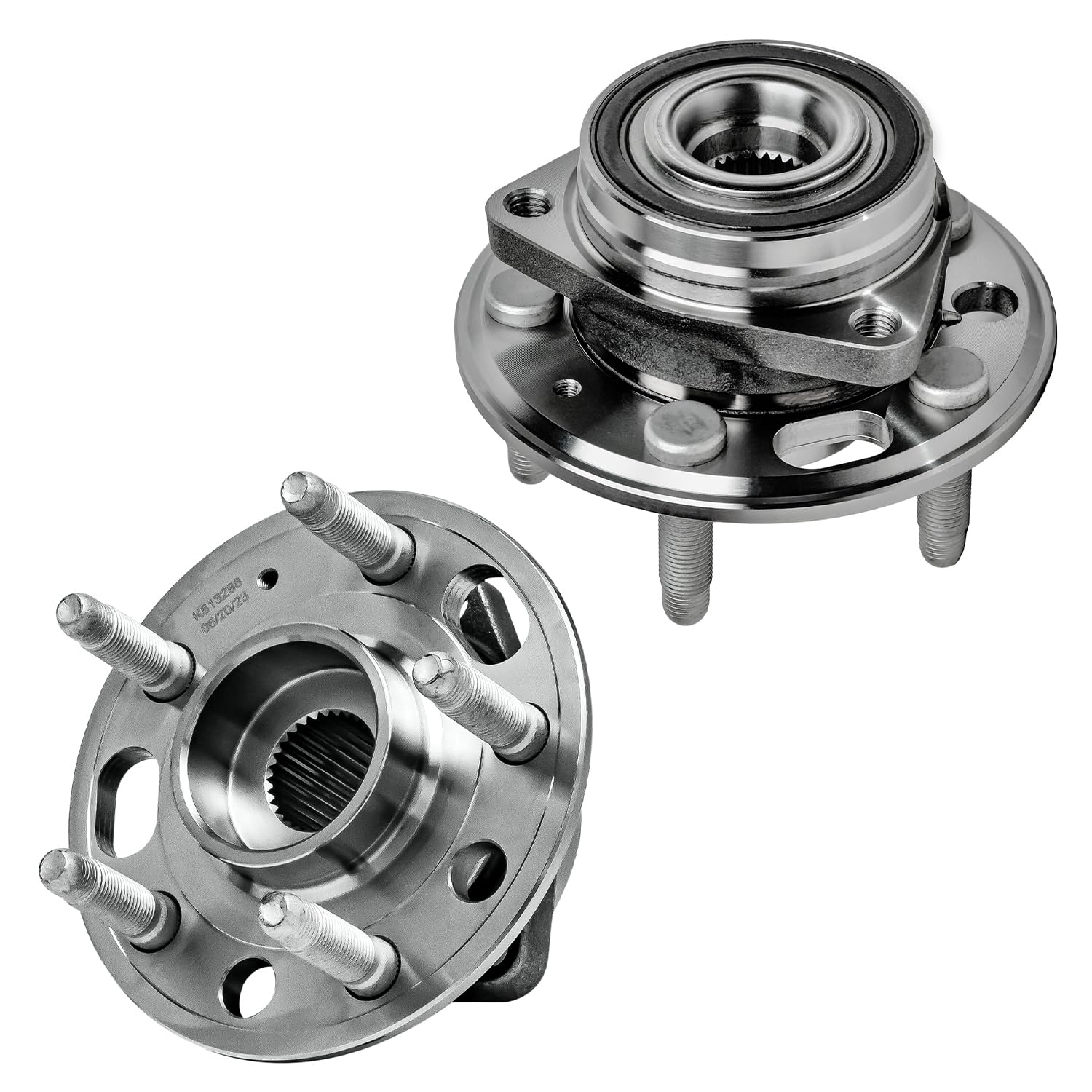 Detroit Axle - 2 Front Wheel Bearing Hubs Assembly for 13-15 Chevy Malibu | 14-1