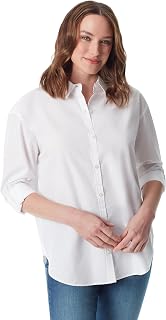 Gloria Vanderbilt Monogram Shirt Amanda Women's Button-Down Shirt (Pack of 1)