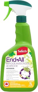 Safer's 31-6025CAN End-All Miticide/Insecticide/Aracicide 1L Ready-to-Use Spray