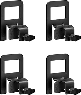 MYXEEN Non Slip Mattress Stoppers,4 Pcs Adjustable Metal Bed Frame Holder in Place, Heavy Duty Anti-Slip Baffle Mattress Retainer Bar to Stop Mattress Sliding