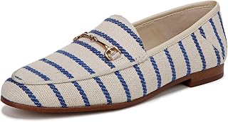 Sam Edelman レディース ロレーンローファー, コバルトストライプ, 27.5 cm
