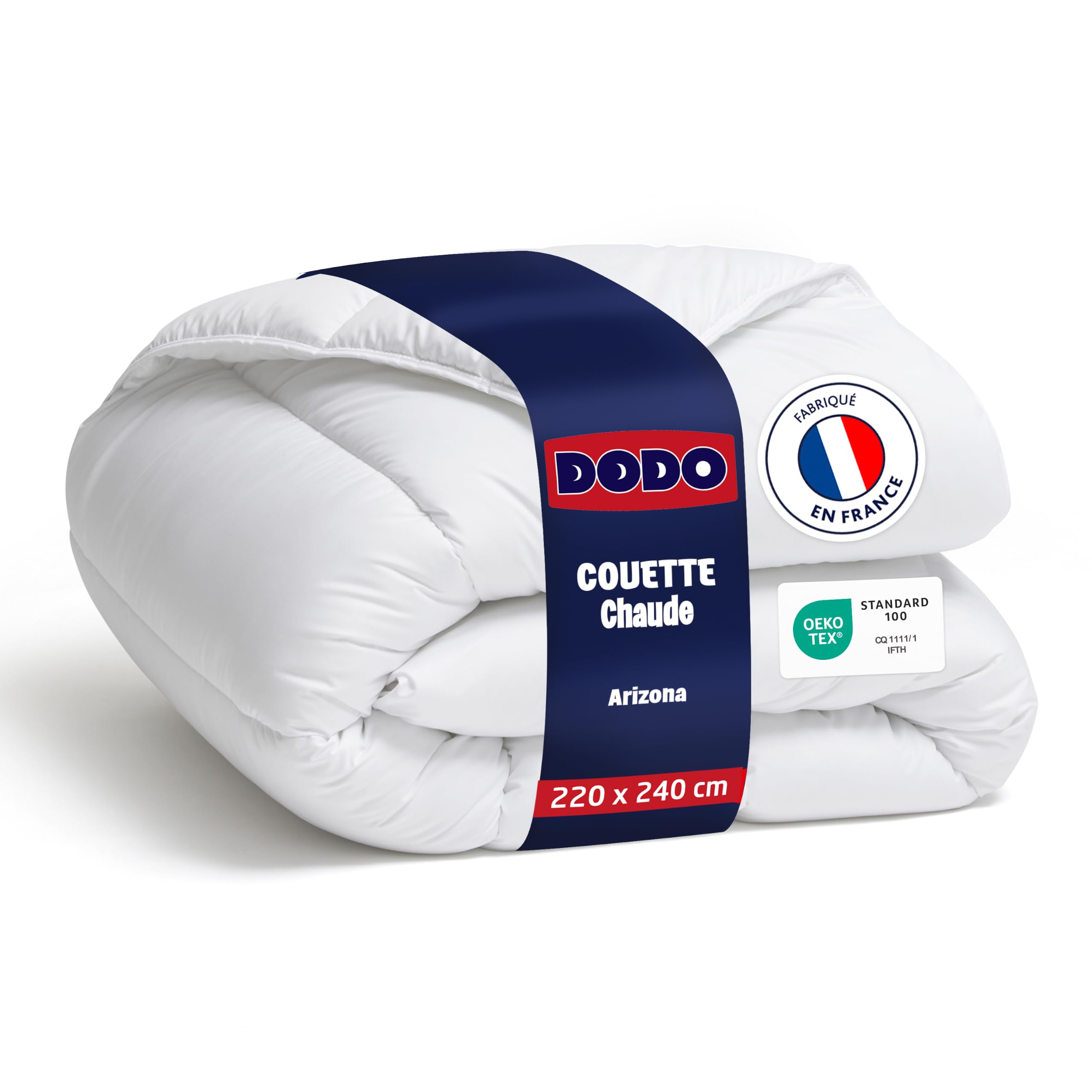 Dodo 29443 Arizona Warm Duvet in Polyester, White, Polyester, White, 240 x 220 c