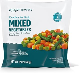 Amazon Grocery, Mixed Vegetables, 12 Oz, Frozen