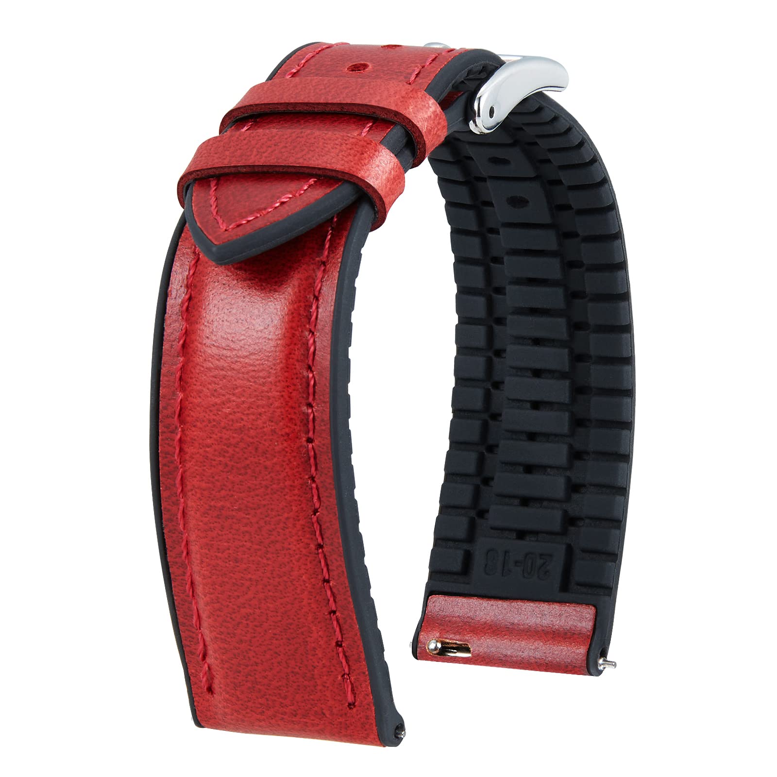 BINLUN Leather Watch Bands 14mm 16mm 18mm 19mm 20mm 21mm 22mm Watch Strap Leathe