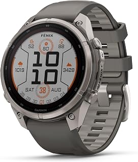 Garmin fēnix® 9 Pro Solar, Titanium, 47mm, Graphite/Black