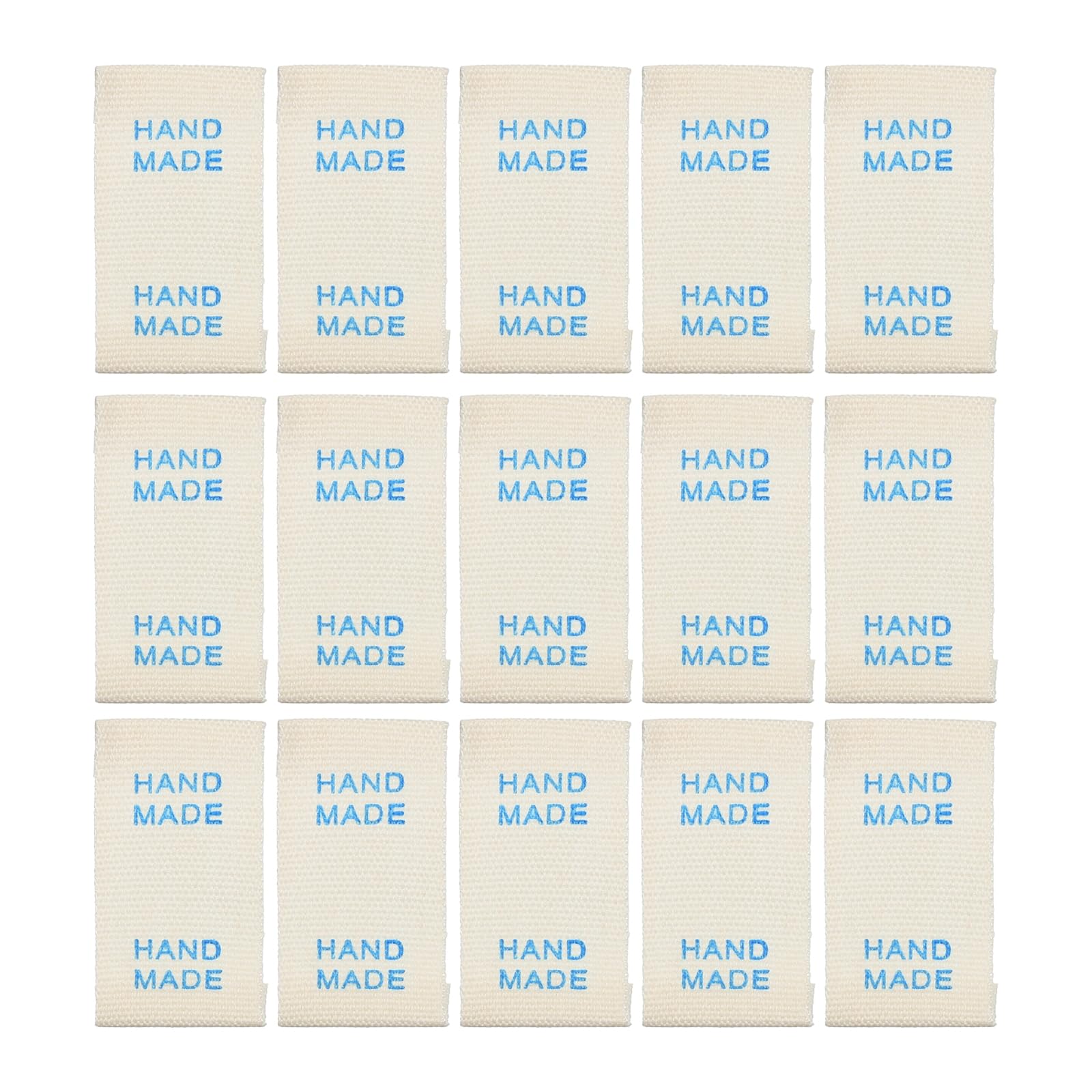 100pcs Handmade with Love Sewing Labels Embroidered Label Tags 1.18" L for Sew o