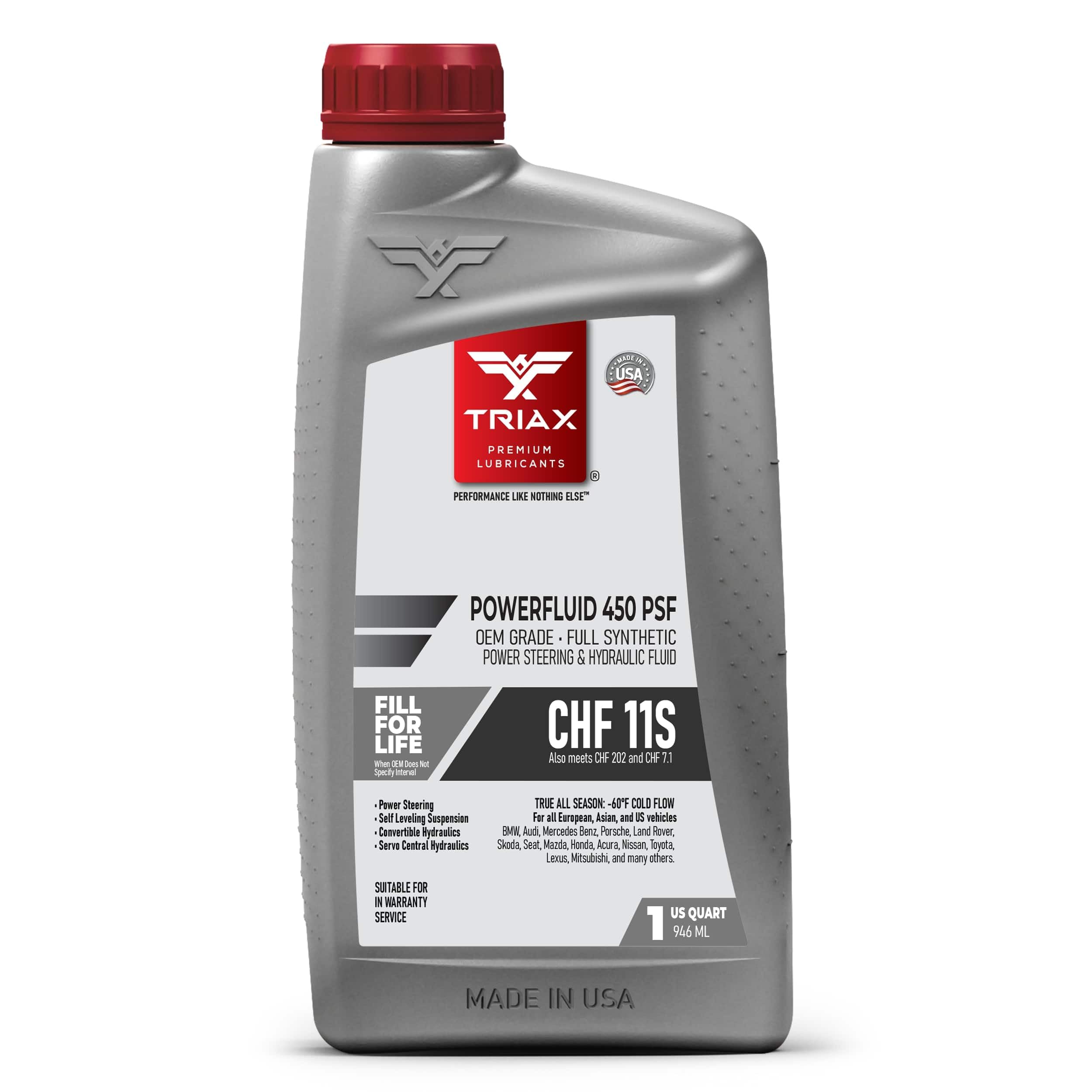 TRIAX Powerfluid 450 PSF - CHF 11S Long - Life Synthetic Hydraulic &amp; Power S