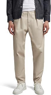 G-STAR Men's Pleated Chino Relaxed Tapered