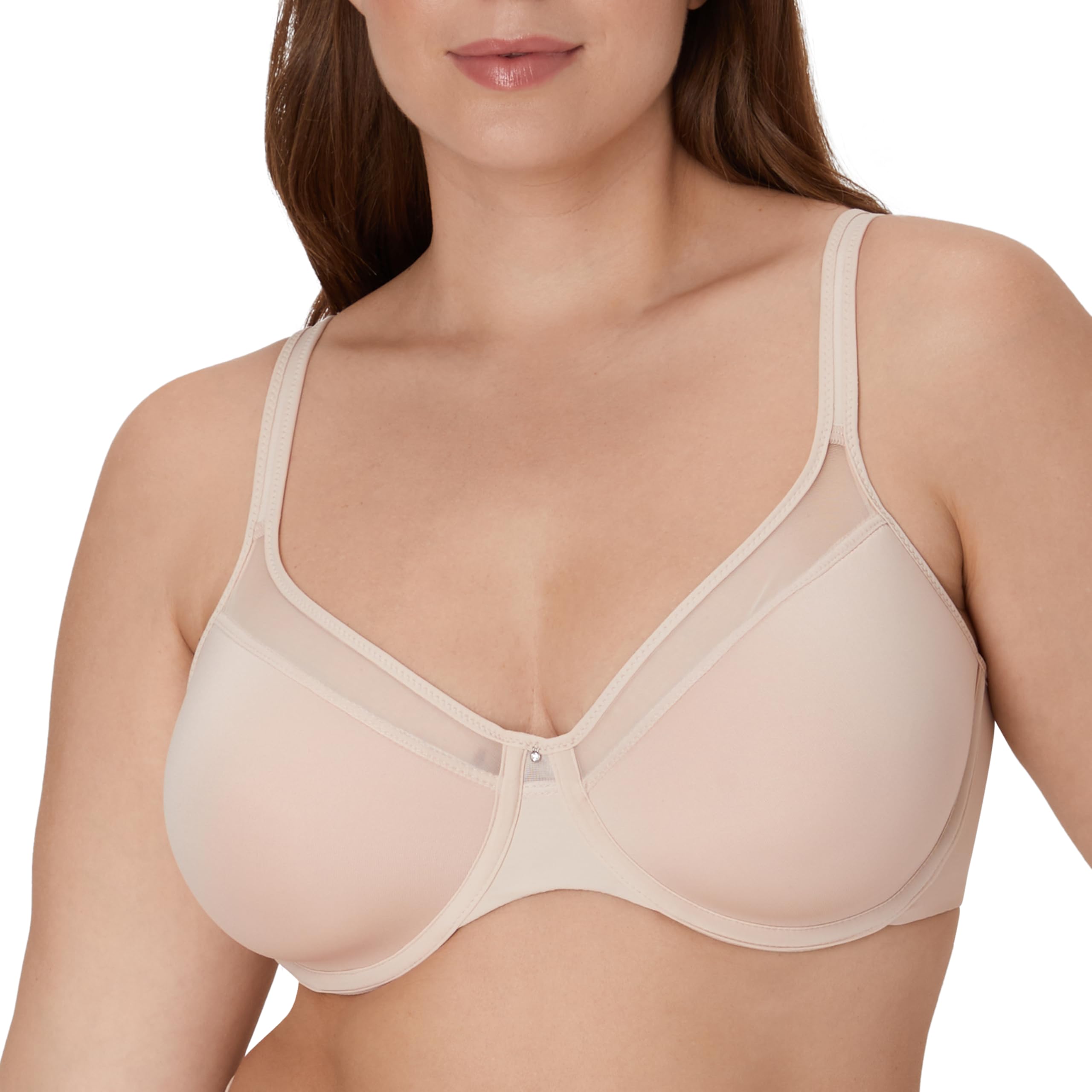 Bali Women's Underwired Bra with U-Neck Ultra Light Bra for Women (Pack of 1)