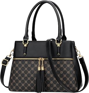 KKXIU Women Purses and Handbags, PU Leather Top Handle Satchel Bag