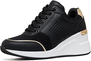 Cestfini Wedge Sneakers for Women,Fashion Tennis Walking Shoes
