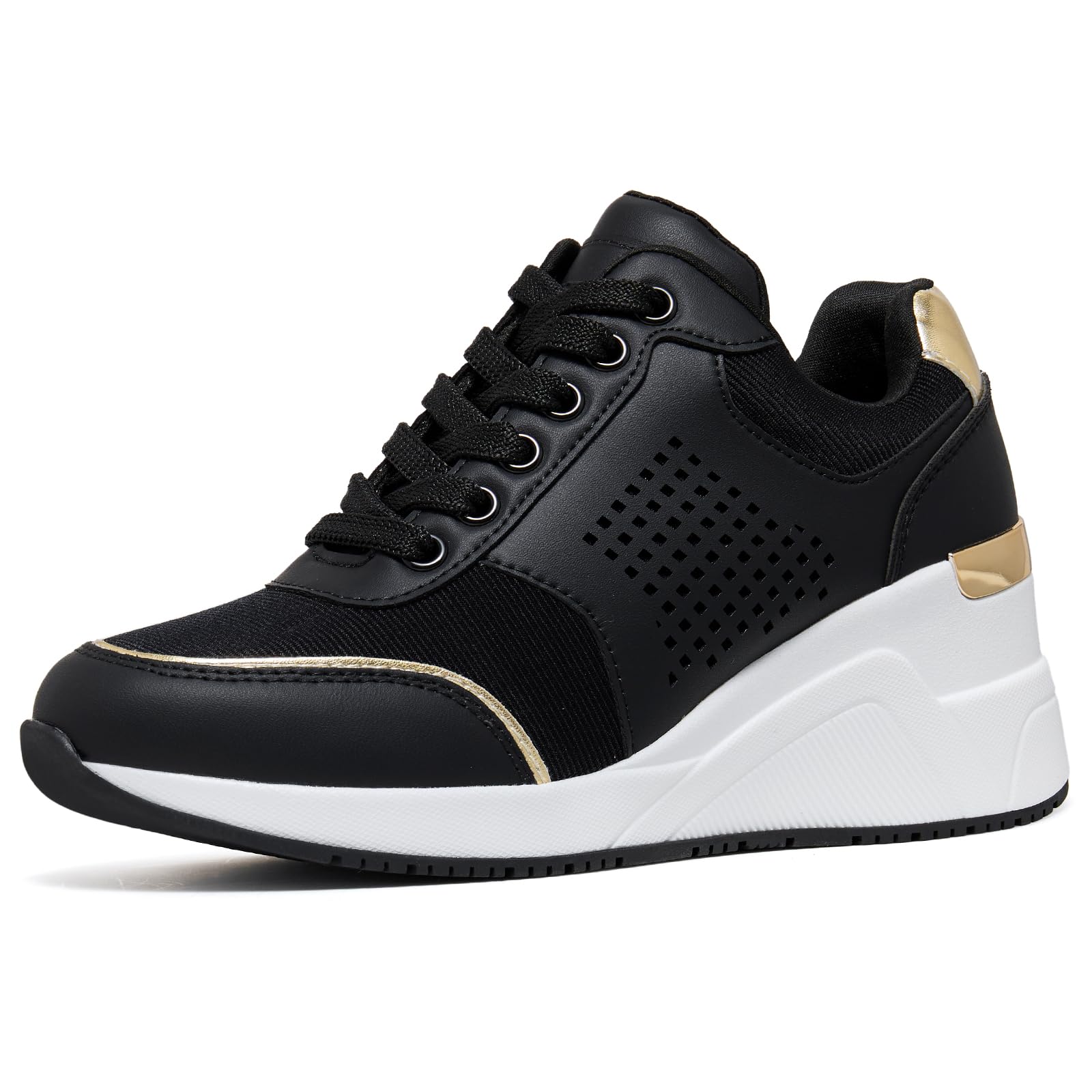 Cestfini Wedge Sneakers for Women,Fashion Tennis Walking Shoes