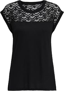 Only Women Onlnicole S/S Mix Top Noos T-Shirt