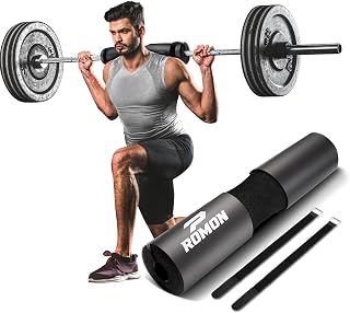 Romon Barbell Cushion, Thick High Density Foam - Hip Thrust Pillow & Barbell Pillow Squat