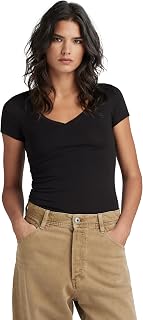 G-Star Women's Base V-Neck Cap Top