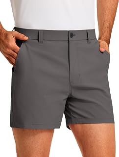 PULI Men's Golf Shorts 5'' Inseam Waterproof Quick Dry Stretch Breathable