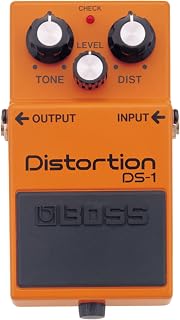 BOSS DS-1 Distortion Compact Distortion Pedal | Delivering hard-edged attack and smooth sustain