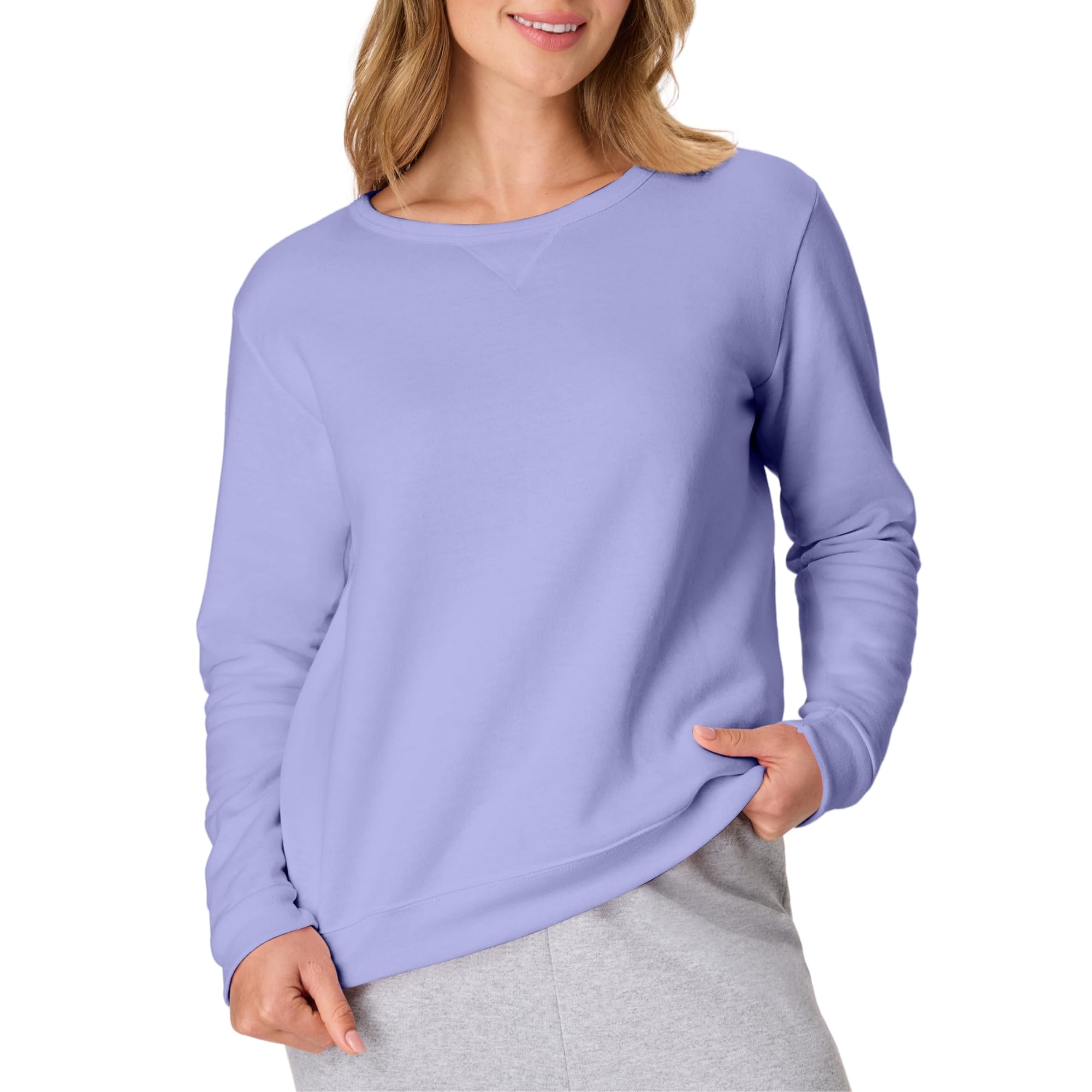 Hanes Women's EcoSmart Fleece Sweatshirt for Women, Soft Midweight - Full-Zip Ho