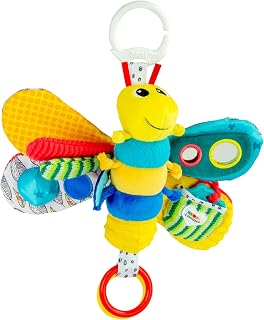 LAMAZE Freddie the Firefly - Pram and Pushchair Newborn Sensory Toy | Newborn Sensory Toy with Black and White Patterns - Pram, Car Seat and Cot Toy, Baby Toys 0-6 Months