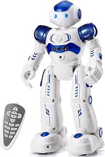 KingsDragon RC Robot Toys for Kids,Remote Control Smart Robot Toy | Gesture & Sensing Programmable Interactive Walking Robot for Age 3 4 5 6 7 8 10 Year Old Boys Girls Birthday Gift Present