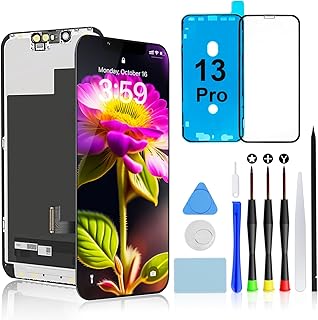 Brinonac Screen Replacement Kit for iPhone 13 Pro Compatible Screen Replacement Kit - 6.1" Repair Kit, Windshield Tools Included