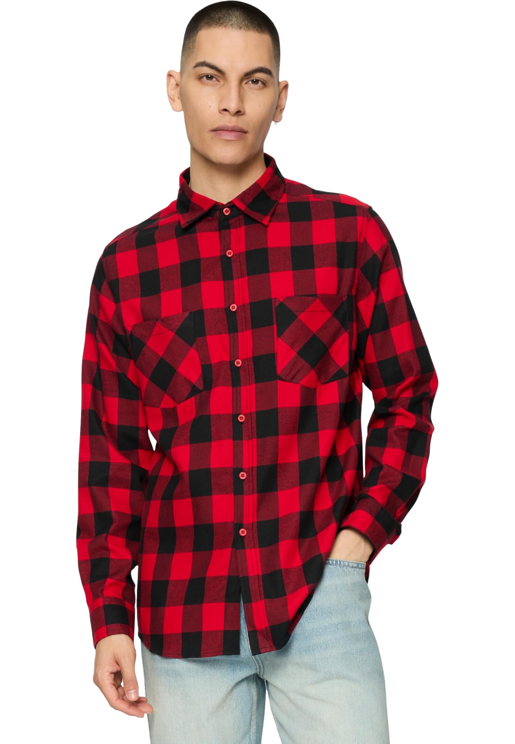 Urban Classics Bekleidung Checked Flanell