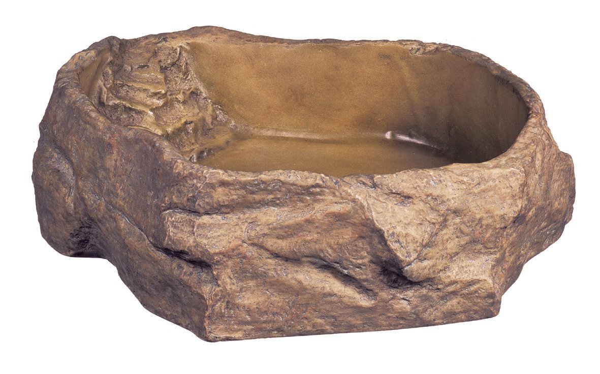 Exo Terra Water Dish, Water Bowl for Reptiles, X-Large, Flavorless, 1 pounds