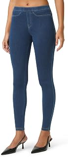 No Nonsense Classic Denim Leggings-Jeggings For Women with Real Back Pockets, High Waisted Stretch Jeans Socks for Women