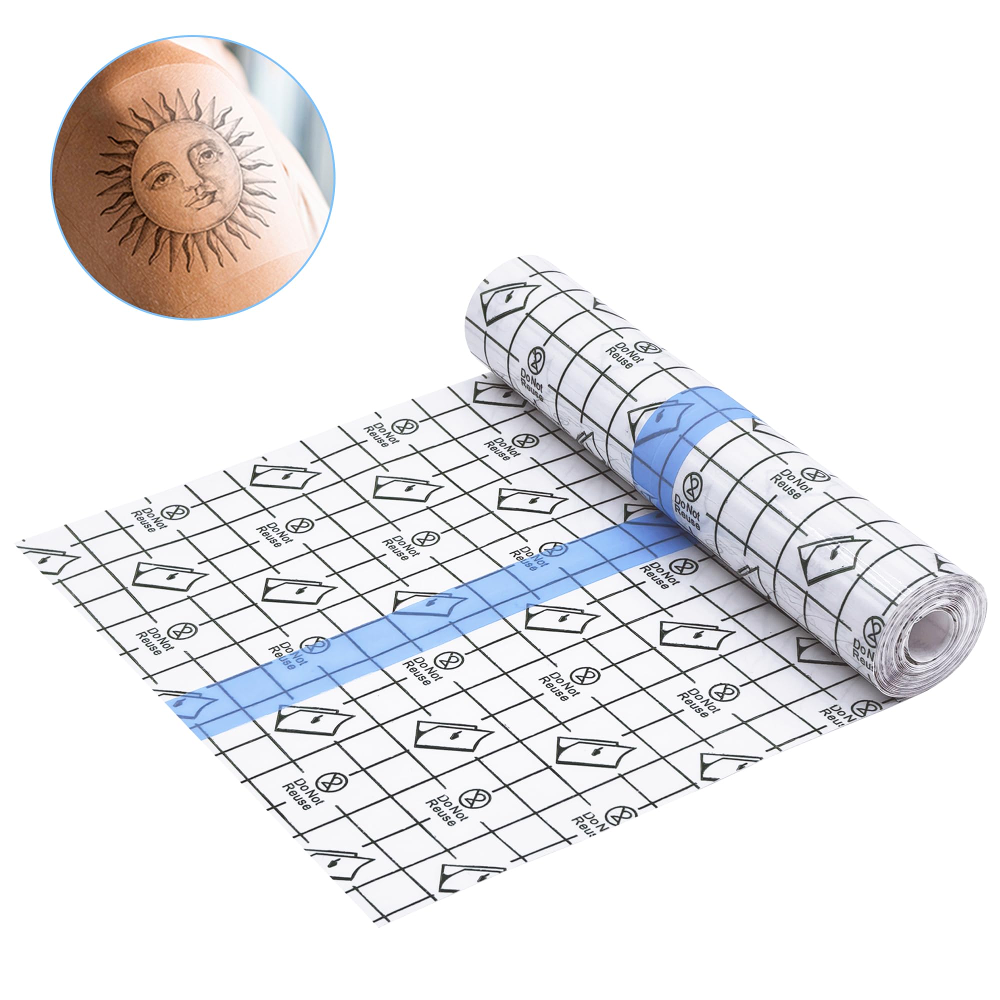 Tattoo Aftercare Bandage – Waterproof Tape for Skin Protection – Second Skin Ban