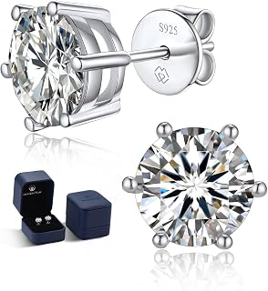 MomentWish Moissanite Earrings Diamond Earrings Jewelry