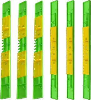 6 Pack Bee Hive Entrance Reducer Beehive Entrance Gates Bee Hive Plastic Reducer Guards Bee Hive Mouse Guard Beehive Tool Beekeeping Supplies for Professional Beekeeper or Beginner