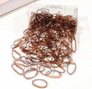 120 Pieces Hair Scrunchies for Women - Brown Hair Scrunchies, Soft Scrunchies for Thick and Curly Hair, Cute Ponytails No Wrinkle, No Damage