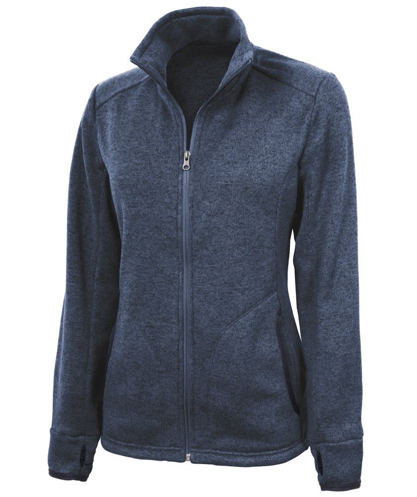 Charles River Apparel Women's Heathered Fleece Jacket