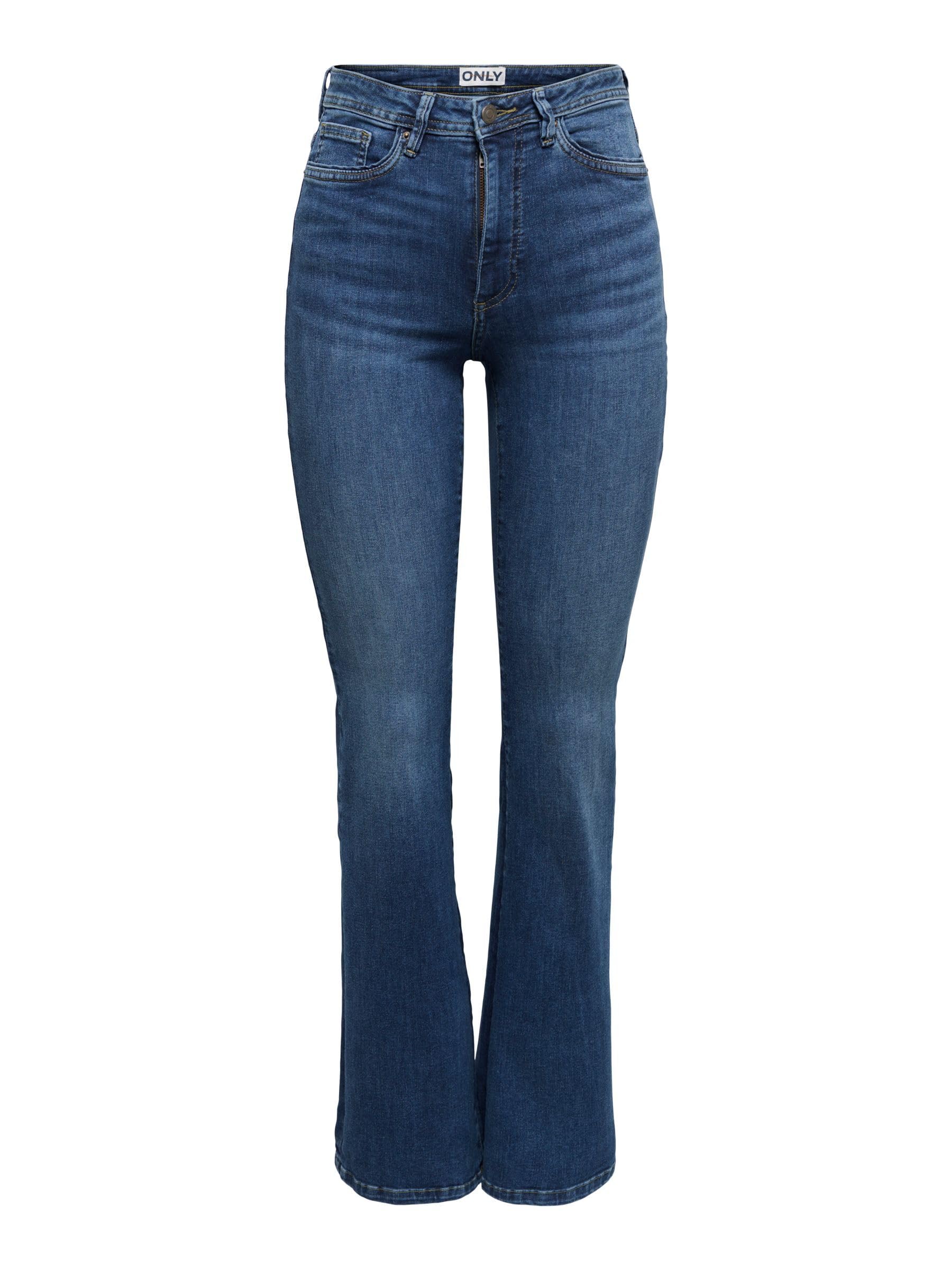 Only Onlwauw Hw Flared DNM Tai540 Women's