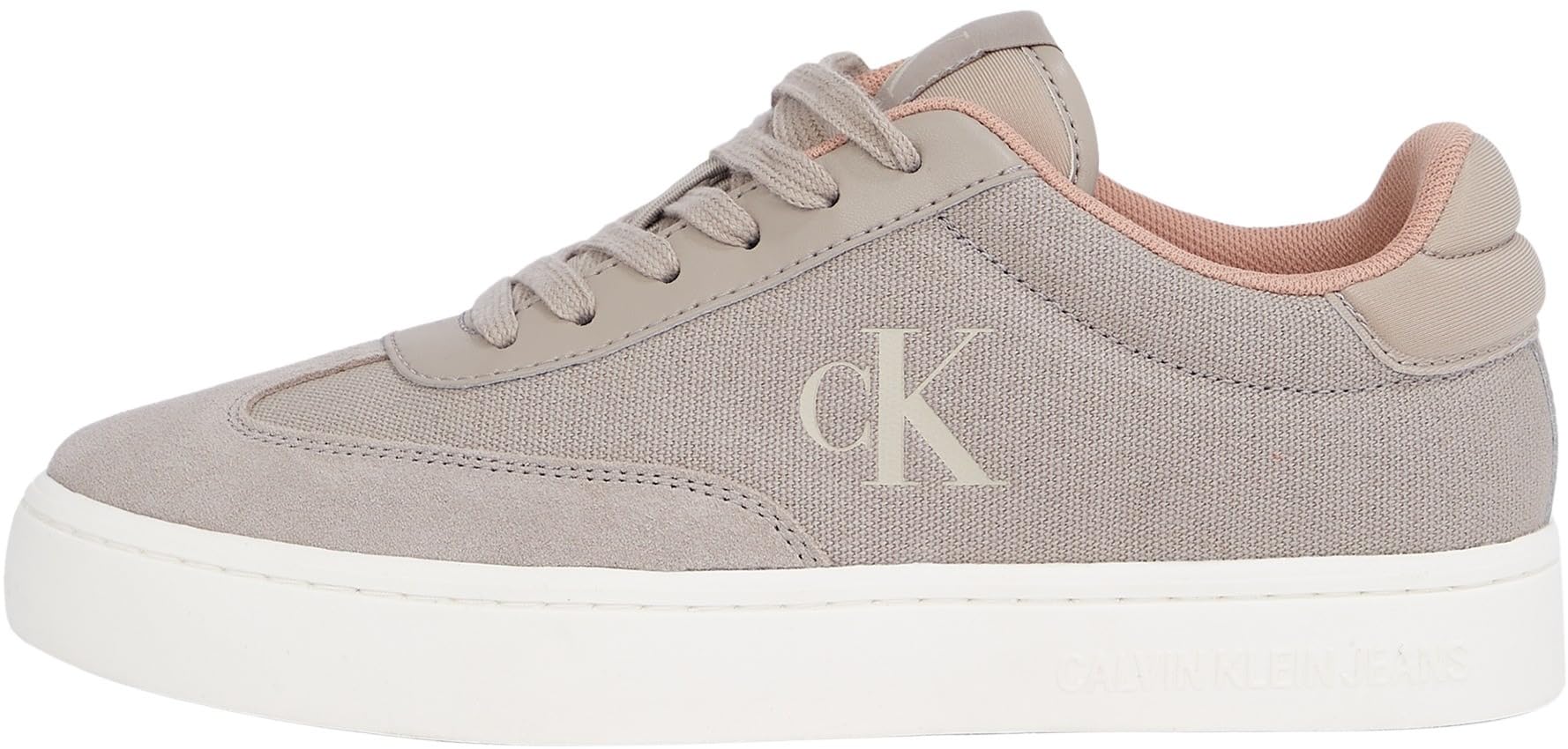 Calvin Klein Sneaker with Cupsole Sole Women Classic Low Mix Canvas