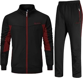 Rdruko Men's Tracksuit Sweatsuit 2 Piece Set Sports Jogging Suit for Men