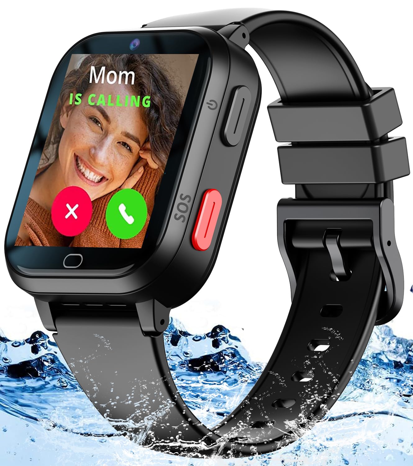 4G GPS Smart Watch for Kids,Kids Phone Smartwatch with Whatsapp Line,Anti-Lost W