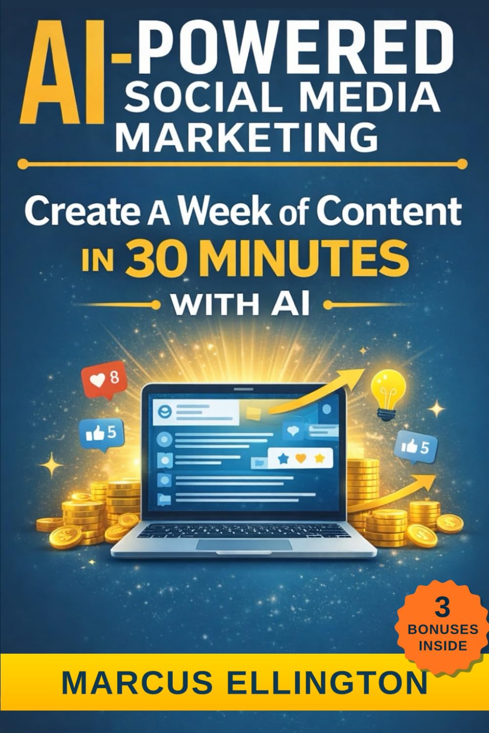 AI-Powered Social Media Marketing : Step-by-Step Prompts and Workflows to Grow o