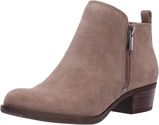 Lucky Brand Womens Basel Almond Toe Leather Western Boots