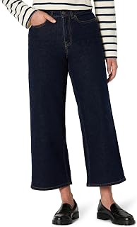 Amazon Essentials Women's Wide Leg High Waisted Ankle Jeans