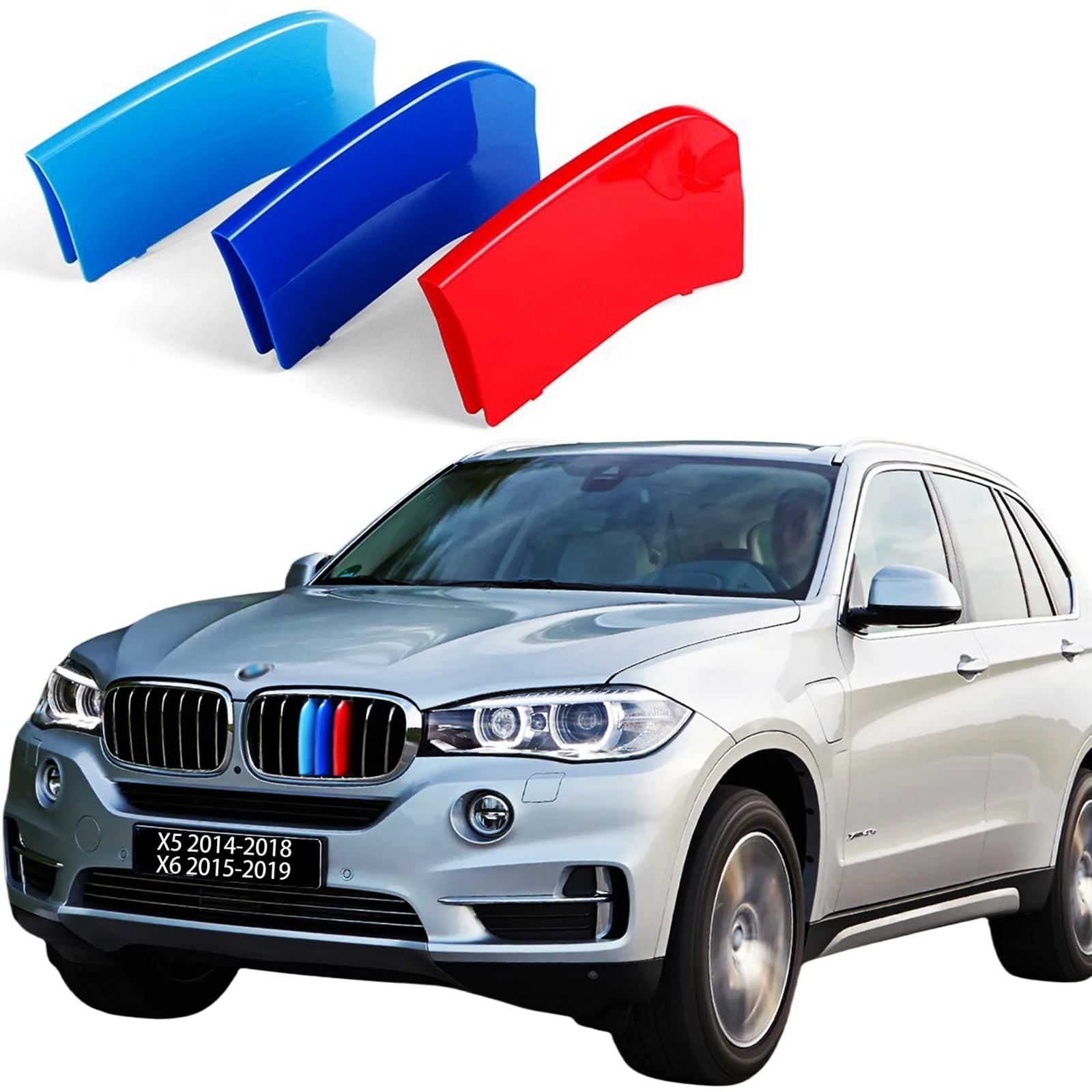 Grille Inserts compatible with BMW X5 F15 2014-2018 and X6 F16 2015-2019 | Trico
