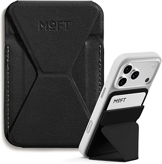 MOFT Magnetic Wallet Stand Compatible with iPhone 18/17/16/15/14/13 Series, Angle Adjustment Magsafe Compatible MOVAS Phone Stand