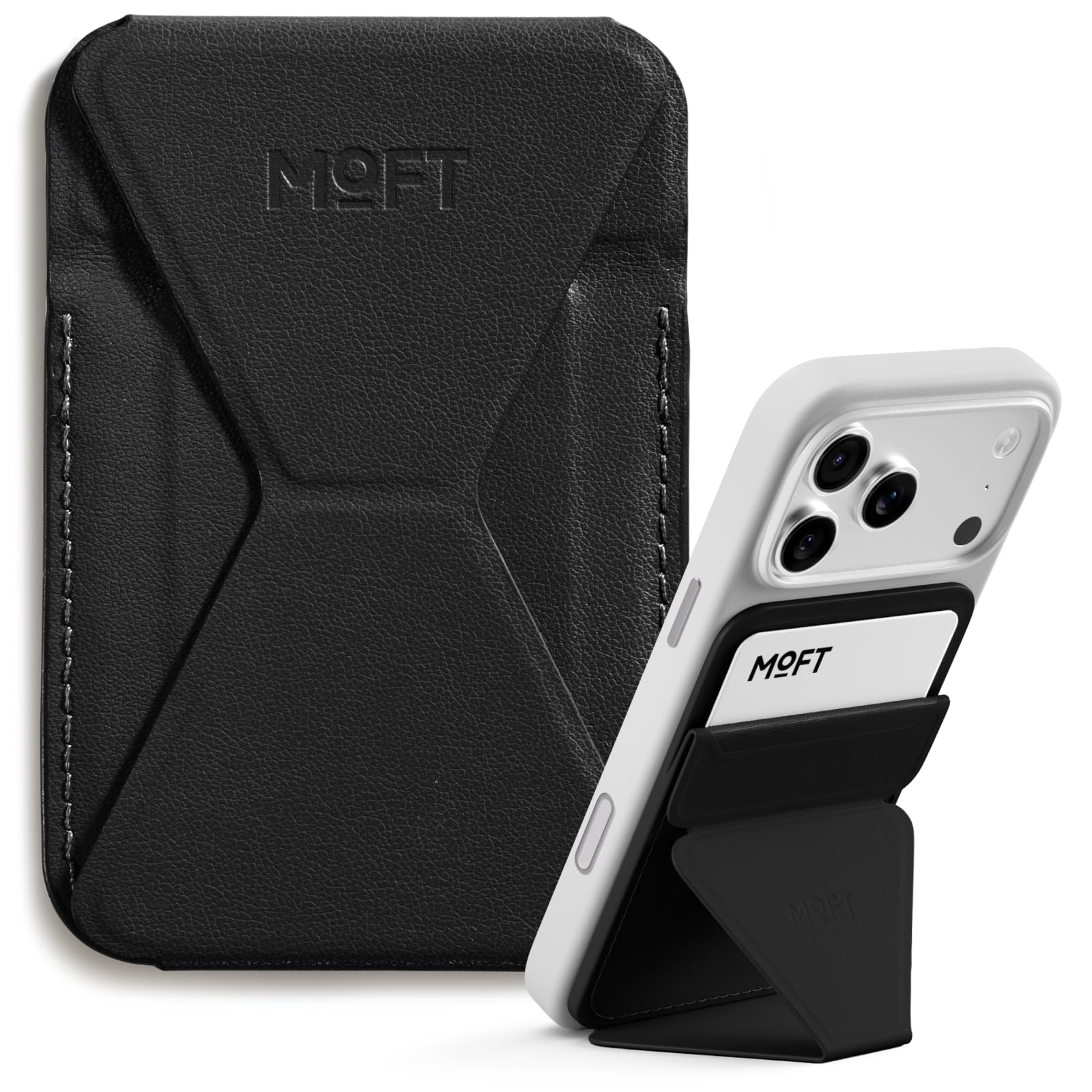MOFT Magnetic Wallet Stand Compatible with iPhone 18/17/16/15/14/13 Series, Angl