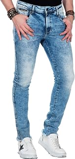 Cipo & Baxx Men's Jeans, Modern Denim, Distinctive Details, Versatile for Leisure and Urban Style