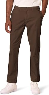 Amazon Essentials Mens Comfortable Washed Stretch Sporty Fit Chino Pants