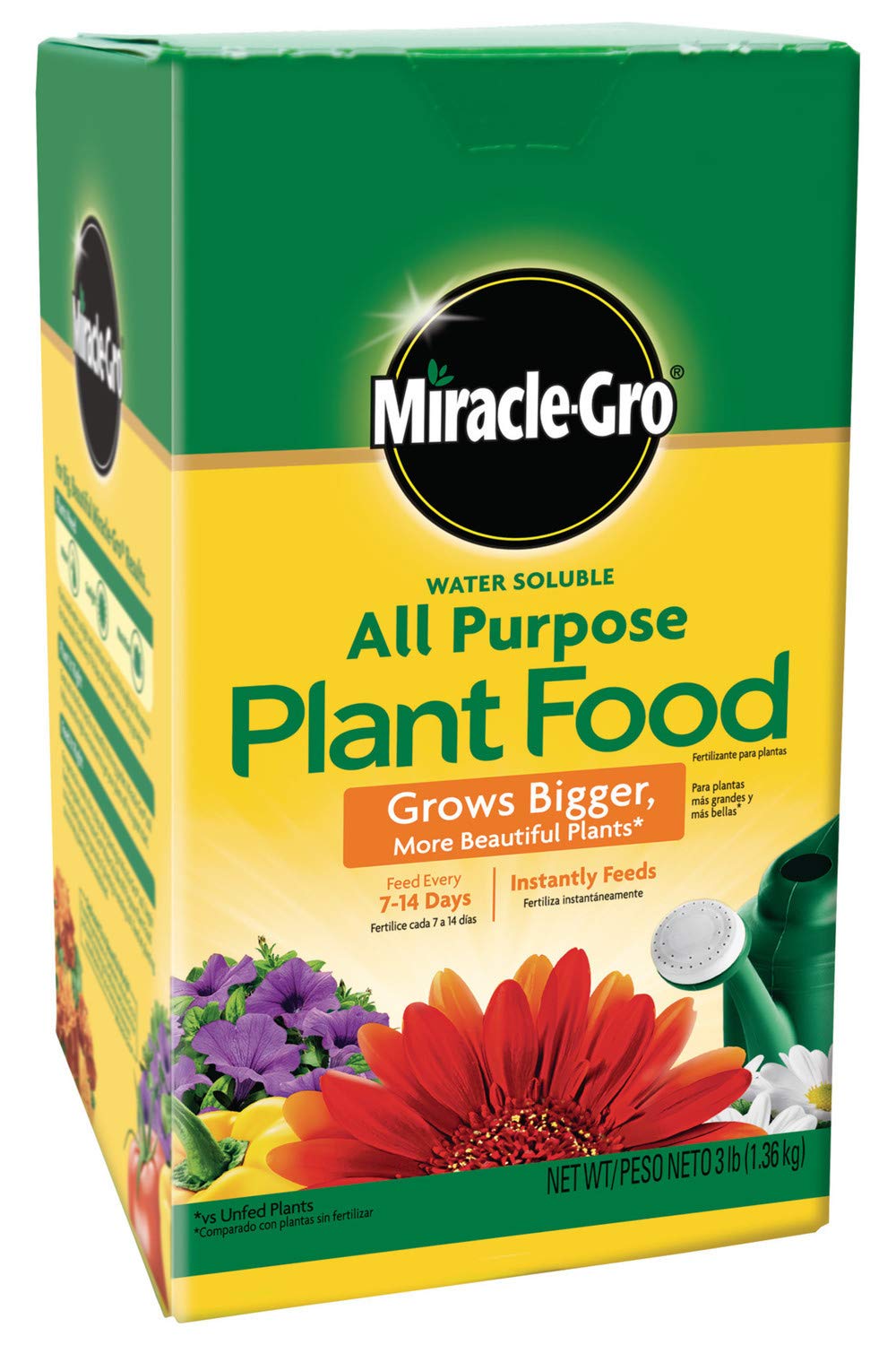 Miracle-Gro Water Soluble All Purpose Plant Food, 3 lb. | Fertilizer for All Ind