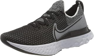 NIKE React Infinity Run FK, Men's Running Shoes, Black, Black, White