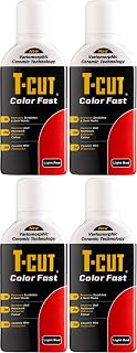 T-Cut 3 in 1 Color Fast Paintwork Restorer Car Polish, Light Red, 500 ml (Pack of 4)