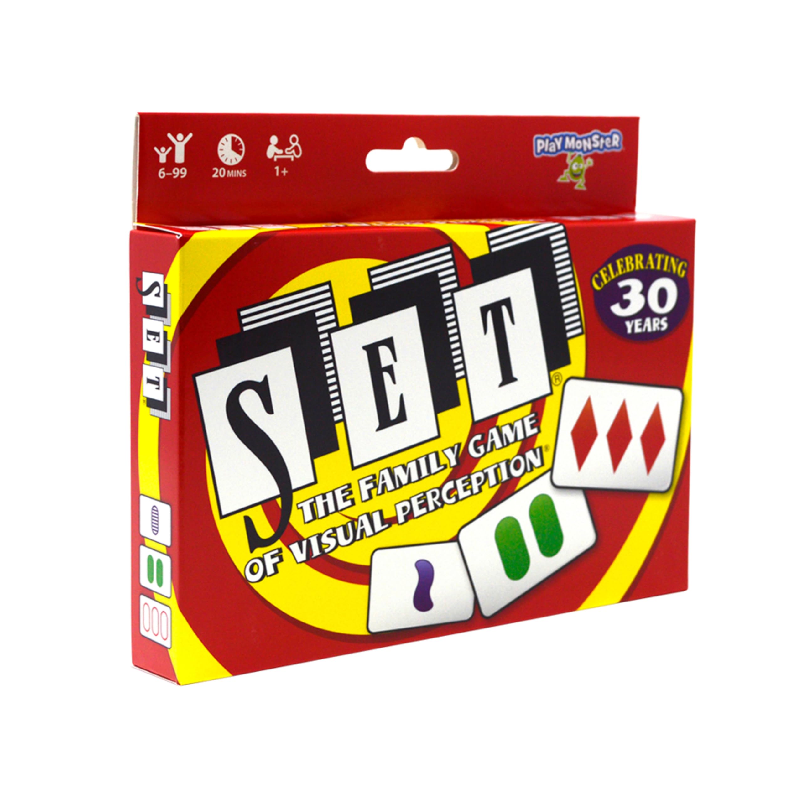 SET Enterprises SET - The Family Card Game of Visual Perception - Race to Find T