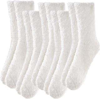 Hocerlu Cotton Socks for Men Women – 5/10 Pack Soft Breathable Crew Socks